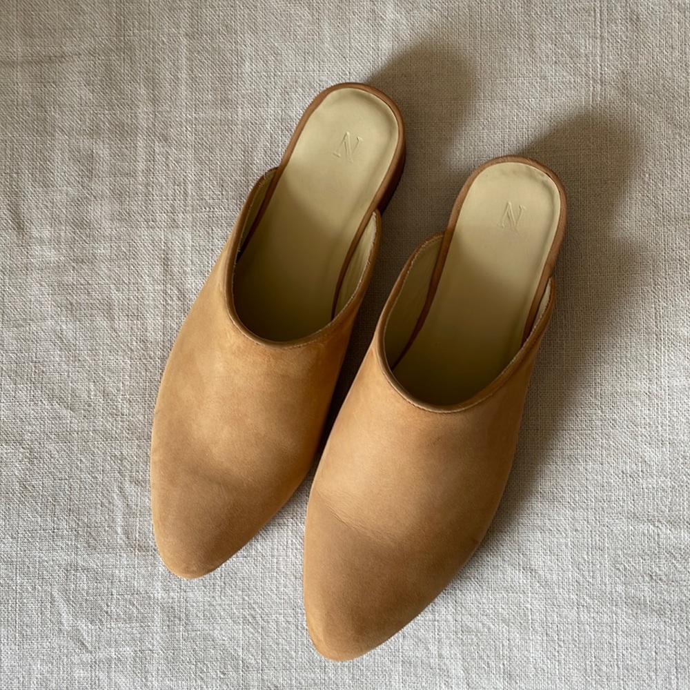 NISOLO marielle mule tan size 8